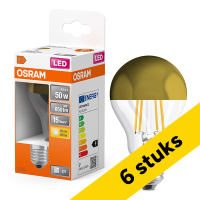 Aanbieding: 6x Osram LED lamp E27 | Peer A60 | Filament | 2700K | 6.5W (50W) LOS01696