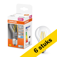 Aanbieding: 6x Osram LED lamp E27 | Peer A60 | Filament | 4000K | 4W (40W) LOS00075