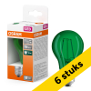 Aanbieding: 6x Osram LED lamp E27 | Peer A60 | Filament | Groen | 7500K | 2.5W (7W) LOS01680 - 1
