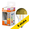 Aanbieding: 6x Osram LED lamp E27 | Peer A60 | Filament | Kopspiegel | Goud | 2700K | 6.5W (50W) LOS01696 - 1