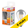 Aanbieding: 6x Osram LED lamp E27 | Peer A60 | Filament | Kopspiegel | Zilver | 2700K | 6.5W (50W) LOS01690 - 1