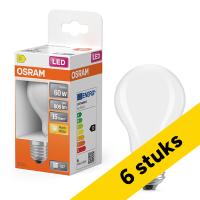 Aanbieding: 6x Osram LED lamp E27 | Peer A60 | Filament | Mat | 2700K | 5.9W (60W) LOS01840