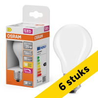 Aanbieding: 6x Osram LED lamp E27 | Peer A60 | Filament | Mat | 2700K | Dimbaar | 1.8W (25W) LOS01810