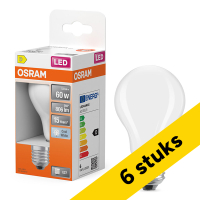 Aanbieding: 6x Osram LED lamp E27 | Peer A60 | Filament | Mat | 4000K | 5.9W (60W) LOS01842