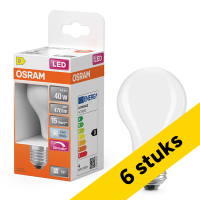 Aanbieding: 6x Osram LED lamp E27 | Peer A60 | Filament | Mat | 4000K | Dimbaar | 3.4W (40W) LOS01814