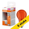 Aanbieding: 6x Osram LED lamp E27 | Peer A60 | Filament | Oranje | 1500K | 2.5W (17W) LOS01682 - 1