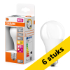 Aanbieding: 6x Osram LED lamp E27 | Peer A60 | Mat | Daglichtsensor | 2700K | 4.9W (40W) LOS01668 - 1
