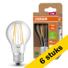 Aanbieding: 6x Osram LED lamp E27 | Peer A60 | Ultra Efficient | Filament | 3000K | 5W (75W) LOS00223 - 1