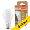 Aanbieding: 6x Osram LED lamp E27 | Peer A60 | Ultra Efficient | Mat | 3000K | 2.2W (40W) LOS00227 - 1