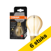 Aanbieding: 6x Osram LED lamp E27 | Peer A60 | Vintage 1906 Magnetic | Goud | 2700K | 1.8W (8W) LOS00532 - 1