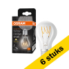 Aanbieding: 6x Osram LED lamp E27 | Peer A60 | Vintage 1906 Spiral | Helder | 2700K | Dimbaar | 4.8W (40W) LOS00454 - 1
