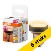 Aanbieding: 6x Osram LED lamp E27 | Plat | Mat | 2700K | Dimbaar | 4.5W (29W) LOS01726 - 1