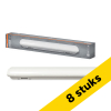 Aanbieding: 8x Osram LED TL armatuur 59 cm | incl. TL buis | 4000K | 1500 lumen | IP65 | 18W LOS02026 - 1