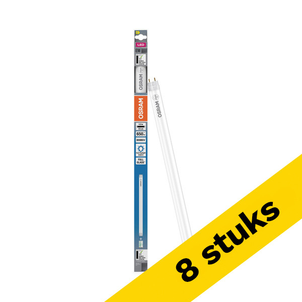 Aanbieding: 8x Osram LED TL buis 45 cm | 6500K (865) | 650 lumen | T8 (G13) | 4.8W (15W) LOS02685 - 1