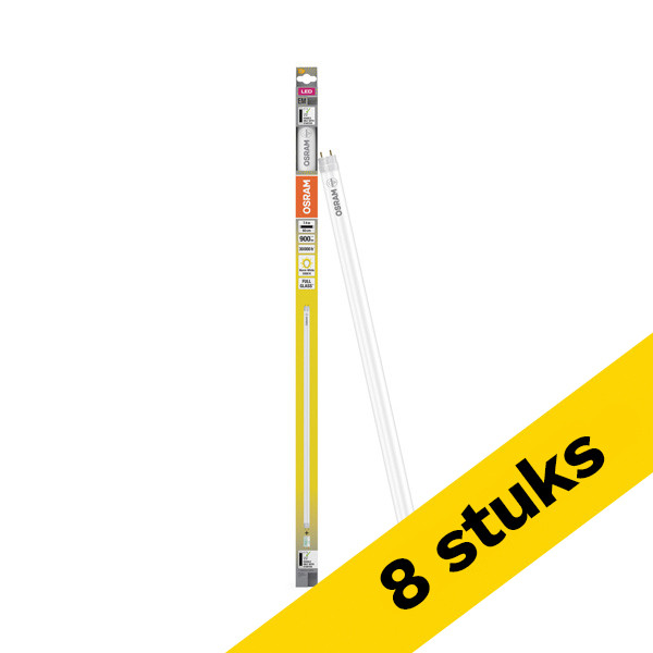 Aanbieding: 8x Osram LED TL buis 60 cm | 3000K (830) | 900 lumen | T8 (G13) | 7.4W (18W) LOS02687 - 1