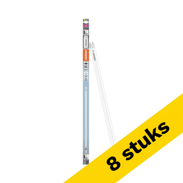 Aanbieding: 8x Osram LED TL buis 60 cm | 4000K (840) | 1000 lumen | T8 (G13) | 7.4W (18W) LOS02689 - 1