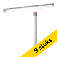 Aanbieding: 9x Osram LED TL armatuur 126 cm | incl. TL buis | 4000K | 1700 lumen | IP65 | 15W LOS02042