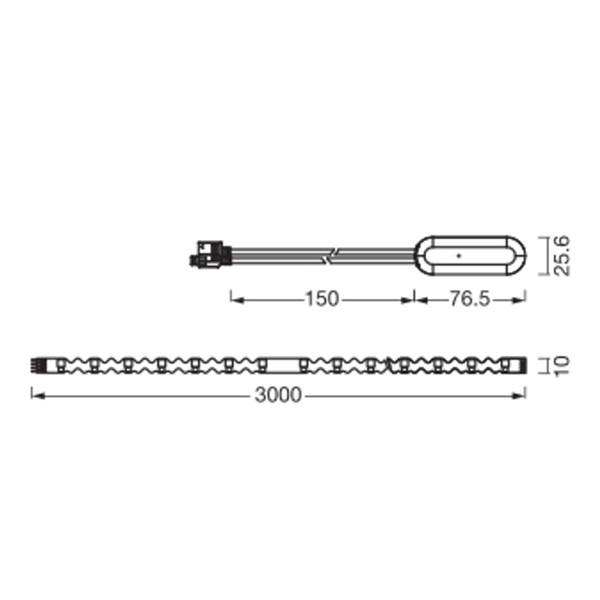 Osram Flex Bendable Led strips | SMD | Afstandsbediening | RGB+3000K | 3 meter LOS02726 - 5