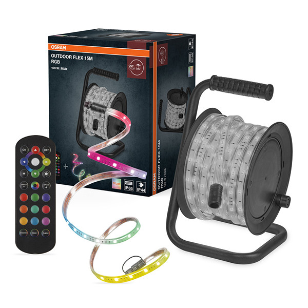 Osram Flex Lichtslang | Bouwverlichting | RGB | 15 meter | IP65 | 9700 lumen LOS02743 - 1