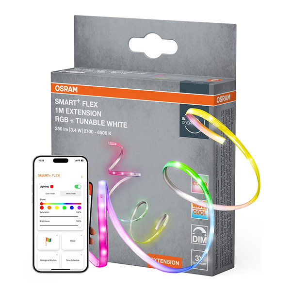 Osram Flex Smart Led strip | Matter | Dimbaar | RGB + 2700K-6500K | 1 meter | Uitbreiding LOS02748 - 1