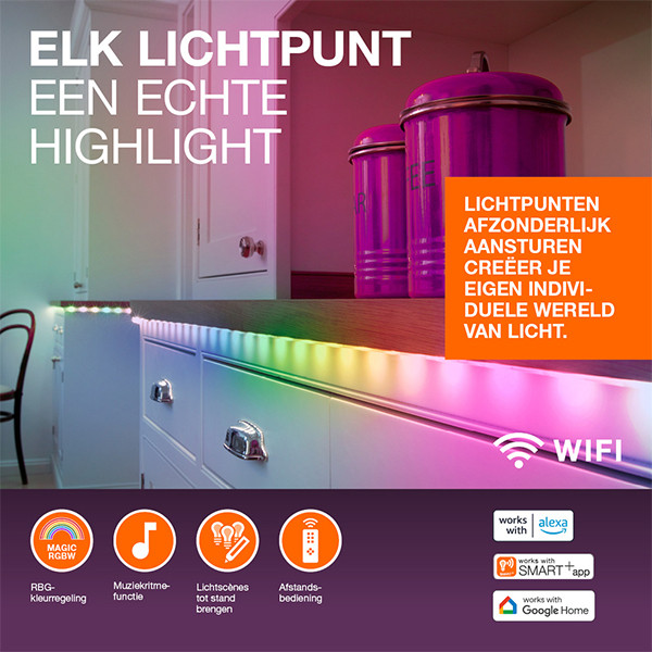 Osram Flex Smart Led strip | Wifi | SMD | Dimbaar | RGB MAGIC | 3 meter LOS02755 - 5