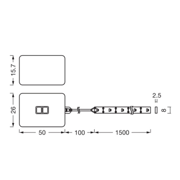 Osram Flex Sweep Led strip | Zwaaisensor | SMD | 4000K | Dimbaar | 1.5 meter LOS02734 - 4