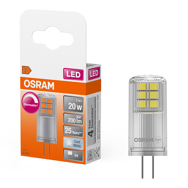 Osram G4 LED capsule | SMD | Helder | 4000K | Dimbaar | 2W (20W)  LOS01381 - 1