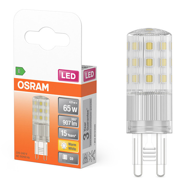 Osram G9 LED capsule | SMD | 2700K | 4.9W (65W) LOS02509 - 1