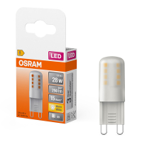 Osram G9 LED capsule | SMD | Mat | 2700K | 2.6W (28W)  LOS01391