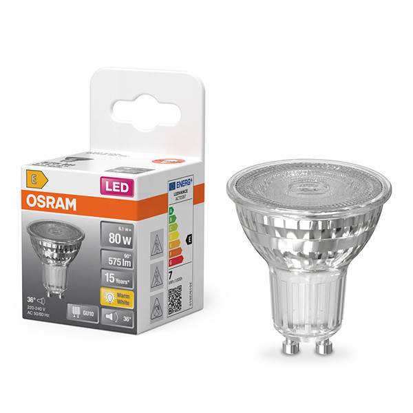 Osram GU10 LED spot | 2700K | 6.1W (80W) LOS02481 - 1