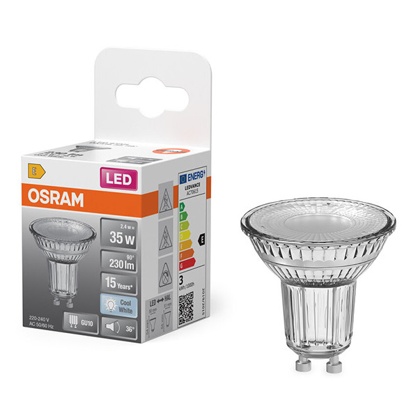Osram GU10 LED spot | 4000K | 2.4W (35W) LOS01939 - 1