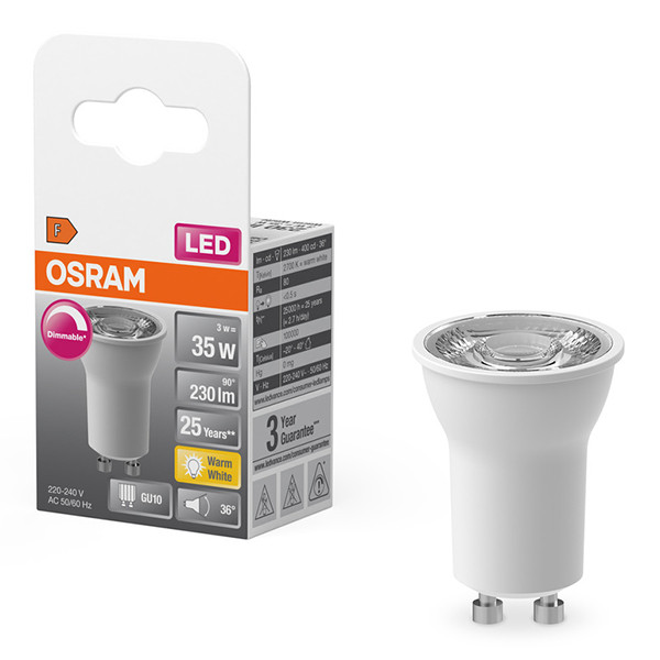 Osram GU10 LED spot | PAR11 | 2700K | Dimbaar | 3W (35W)  LOS01127 - 1