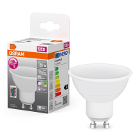 Osram GU10 LED spot | RGB + 2700K | 120° | Dimbaar | 2.9W (25W) LOS02653
