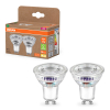 Osram GU10 LED spot | Ultra Efficient | 2700K | 2W (50W) | 2 stuks LOS02461 - 1