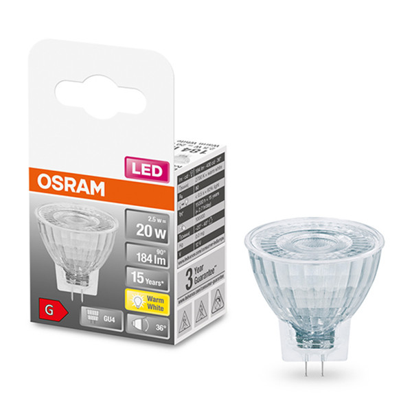 Osram GU4 LED spot | MR11 | 2700K | 2.5W (20W)  LOS00302 - 1