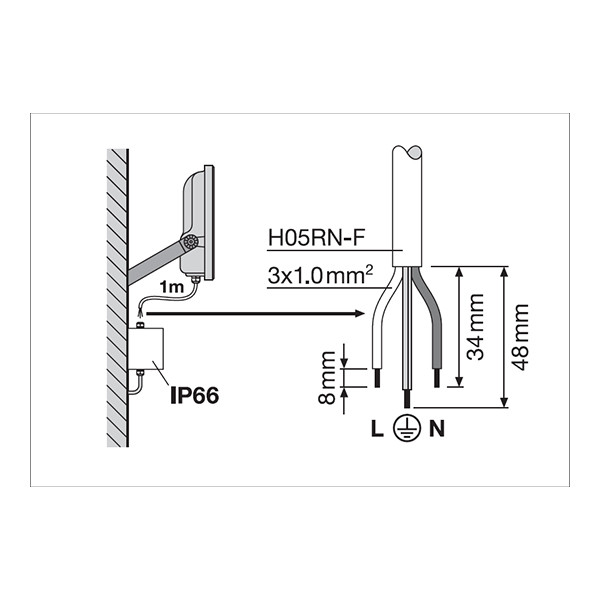 Osram LED Breedstraler 100W | 4000K | 15.000 lumen | IP66 | Zwart LOS02331 - 5