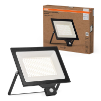 Osram LED Breedstraler met sensor | Beweging & schemer | 4000K | 15000 lumen | IP44 | Zwart | 150W LOS02081