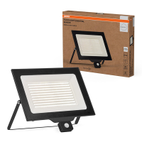 Osram LED Breedstraler met sensor | Beweging & schemer | 4000K | 20000 lumen | IP44 | Zwart | 200W LOS02082