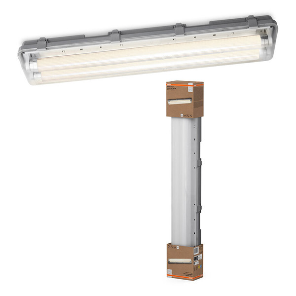 Osram LED TL armatuur 65 cm | incl. TL buis | 4000K | 1200 lumen | IP65 | 14W LOS02051 - 1