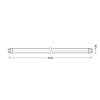 Osram LED TL buis 120 cm | 3000K (830) | 2160 lumen | T8 (G13) | 17.7W (36W) LOS02710 - 2