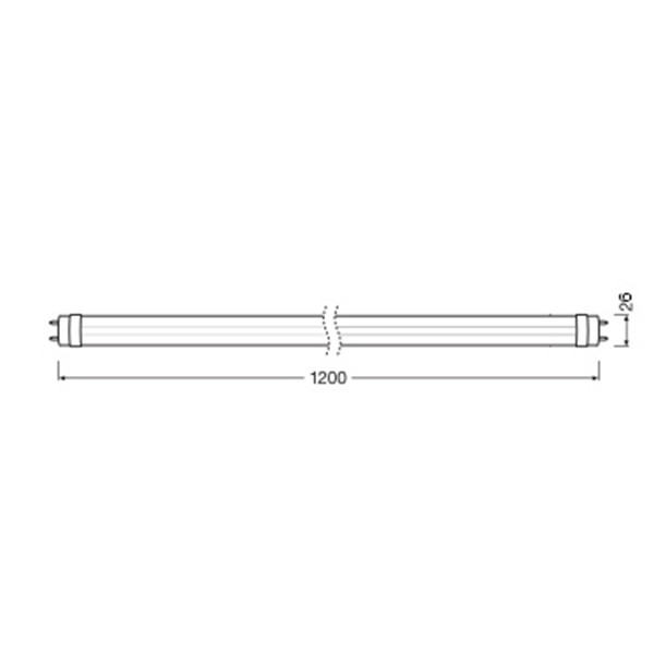 Osram LED TL buis 120 cm | 6500K (865) | 2400 lumen | T8 (G13) | 17.7W (36W) LOS02714 - 2