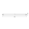 Osram LED TL buis 150 cm | 6500K (865) | 3500 lumen | T8 (G13) | 25.9W (58W) LOS02720 - 2