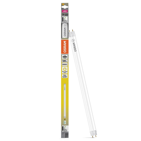 Osram LED TL buis 45 cm | 3000K (830) | 585 lumen | T8 (G13) | 4.8W (15W) LOS02680 - 1