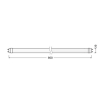 Osram LED TL buis 60 cm | 3000K (830) | 990 lumen | T8 (G13) | EM Pro | 6.3W (18W) LOS02662 - 2