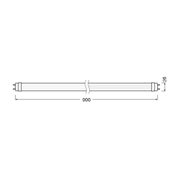 Osram LED TL buis 90 cm | 4000K (840) | 1200 lumen | T8 (G13) | 8.8W (30W) LOS02700 - 2