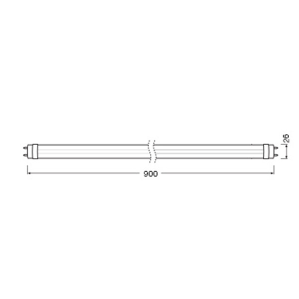 Osram LED TL buis 90 cm | 6500K (865) | 1200 lumen | T8 (G13) | 8.8W (30W) LOS02702 - 2