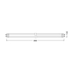 Osram LED TL buis 90 cm | 6500K (865) | 1200 lumen | T8 (G13) | 8.8W (30W) LOS02702 - 2