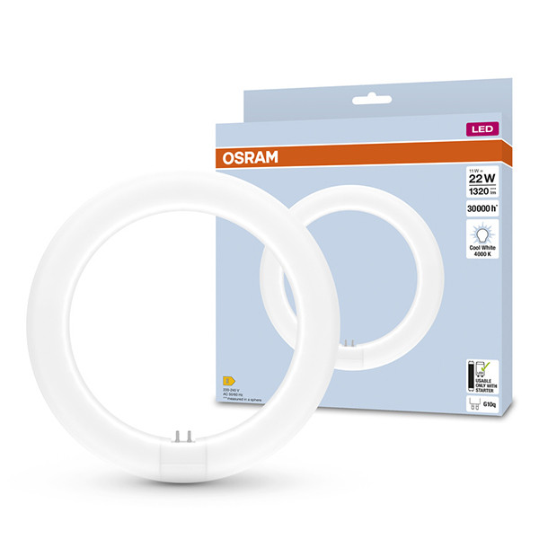 Osram LED TL buis G10q | T9 | Mat | 4000K | 1320 lumen | 11W (22W)  LOS01633 - 1