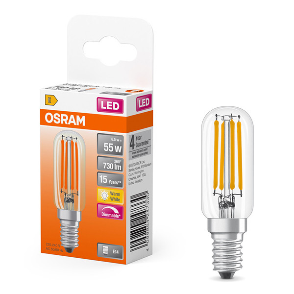 Osram LED lamp E14 | Buislamp T25 | Filament | 2700K | Dimbaar | 6.5W (55W) LOS01791 - 1