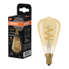 Osram LED lamp E14 | Edison ST48 | Vintage 1906 | Filament | Goud | 2200K | Dimbaar | 2.8W (25W) LOS02547 - 1
